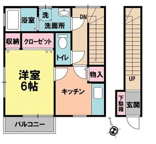グラサージュ【2階】の間取り