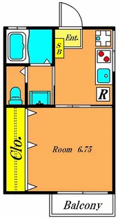 サンハイツ山王【2階】の間取り