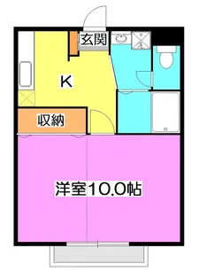 シャルマン B【3階】の間取り