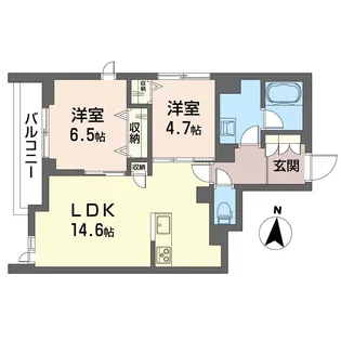 リネア【2階】の間取り
