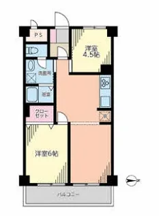 マンション方南町【3階】の間取り