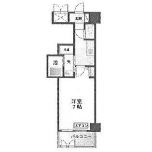 PONTE ALTO新栄【2階】の間取り