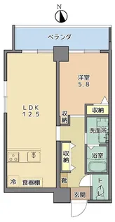 Esan Terrace 美里【2階】の間取り