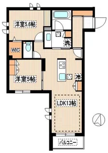 Le Ruah【2階】の間取り
