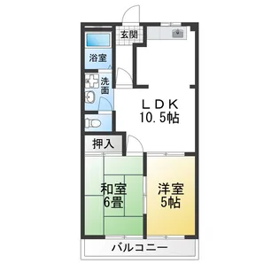 サンガーデンみやび【2階】の間取り