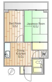 ハイツ田中【4階】の間取り