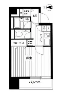 菱和パレス渋谷西壱番館【4階】の間取り