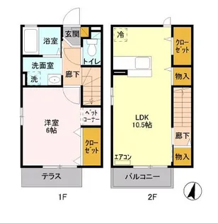エクレール久我山の間取り
