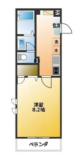 セントラルパーク【3階】の間取り