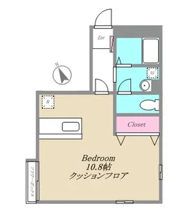 フラッツマグノリア【1階】の間取り