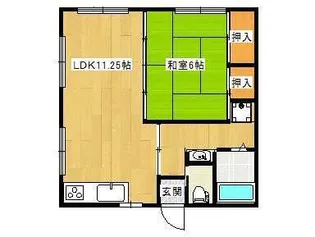 コーポあすなろ【2階】の間取り