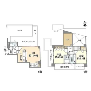 ラコント永福の間取り