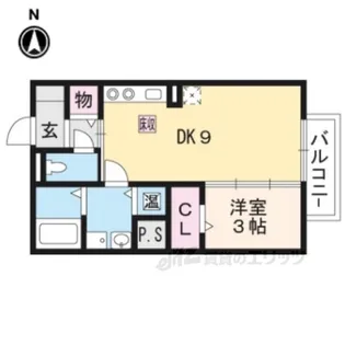メゾンボナール【1階】の間取り