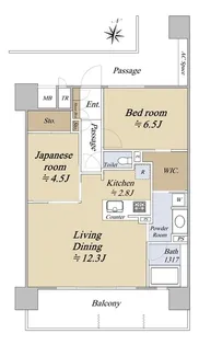クレアホームズ一番町プレステージ【14階】の間取り
