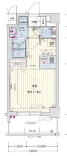 プレサンス THE MOTOYAMA【11階】の間取り