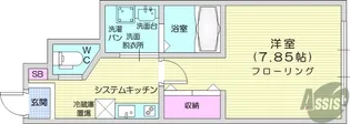 イニシアティブ小松島A棟【1階】の間取り