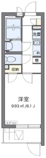 クレイノビッグアロー川崎【2階】の間取り