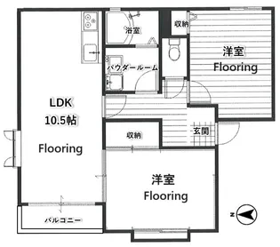 マノワール季史A【2階】の間取り