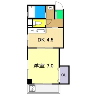 ネオクレメント【4階】の間取り