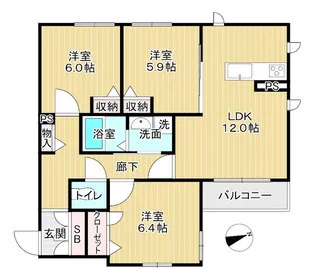 ラディーチェ【2階】の間取り