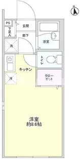 メゾン・プルミエ136【2階】の間取り