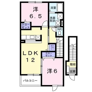 フォレスタ ロヴィーネ 1【2階】の間取り