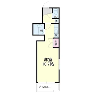 アップル第5マンション【4階】の間取り