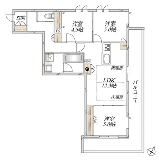 The Primrose at東松戸【2階】の間取り