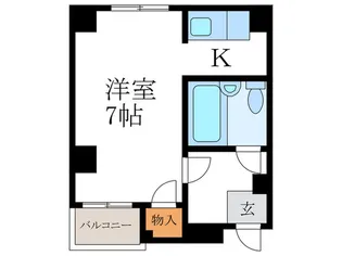 ロイヤルハイツ【4階】の間取り