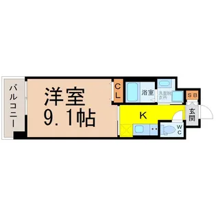 Gokiso Terrace【3階】の間取り