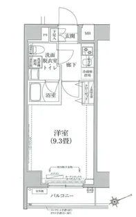 アイルヴァーチェ押上ノルド【8階】の間取り