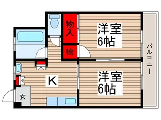 斉藤マンション【1階】の間取り