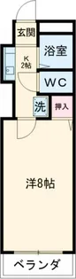 ハッピーヒル【4階】の間取り