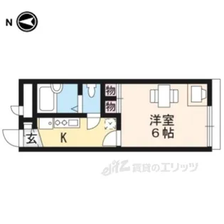 レオパレスみかげ【2階】の間取り