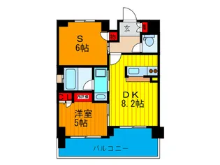 エステムプラザ梅田中崎町III【13階】の間取り