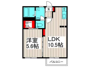第1ハイツ石塚【2階】の間取り