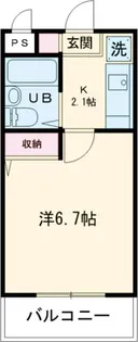 エルマーノ堀之内【1階】の間取り