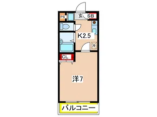 アスタリスク日吉【2階】の間取り