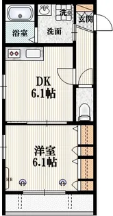 ミラージュ松庵【3階】の間取り