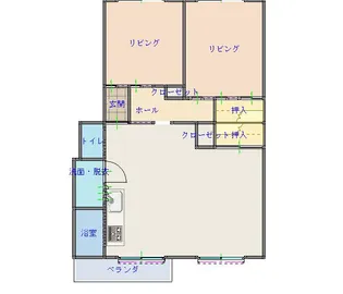 西奈団地(貸マンション)【4階】の間取り
