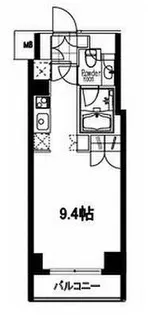 フレンシア麻布十番サウス【9階】の間取り