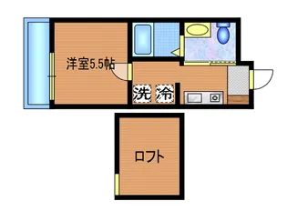 フォルジュロン・プレリ【1階】の間取り