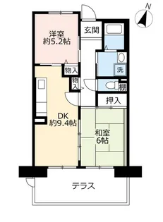 URパークタウン西武庫【1階】の間取り