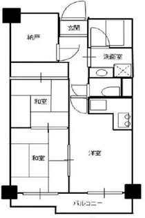 ソシエ弐番館【3階】の間取り