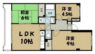 ビューラー千間台【1階】の間取り