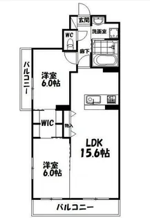ロゼッタ和合【5階】の間取り