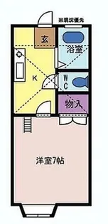ONE PLACE CHUO【1階】の間取り