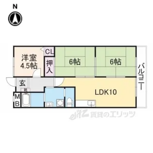 アーバンハイム郡山【3階】の間取り