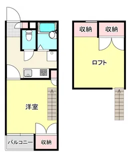 セイラBOX上並榎A【2階】の間取り