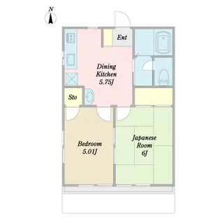 柏葉ハウス【1階】の間取り